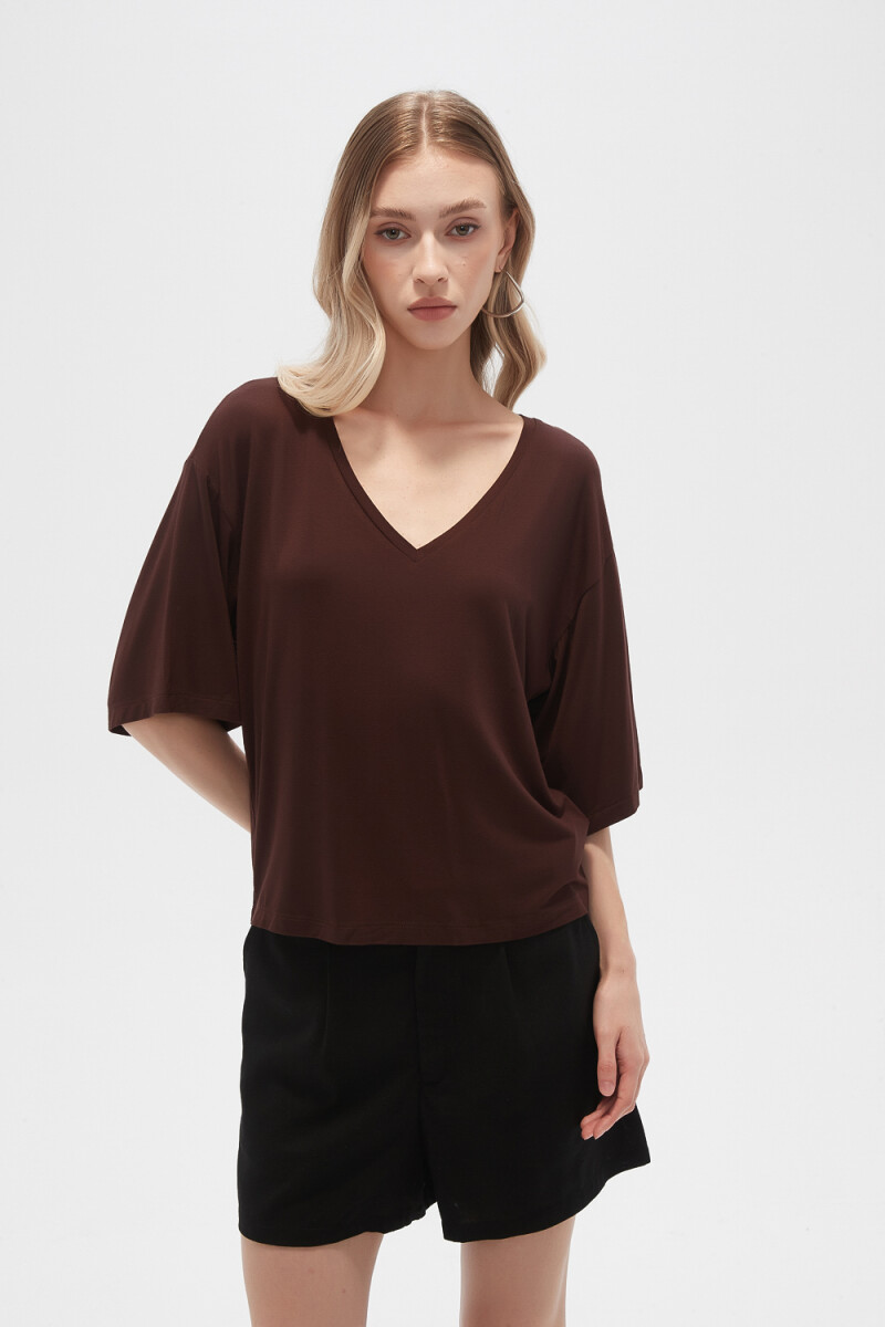 Remera Irmen - Chocolate 