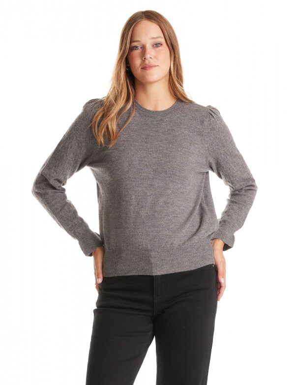 Buzo Manga Rombos GRIS