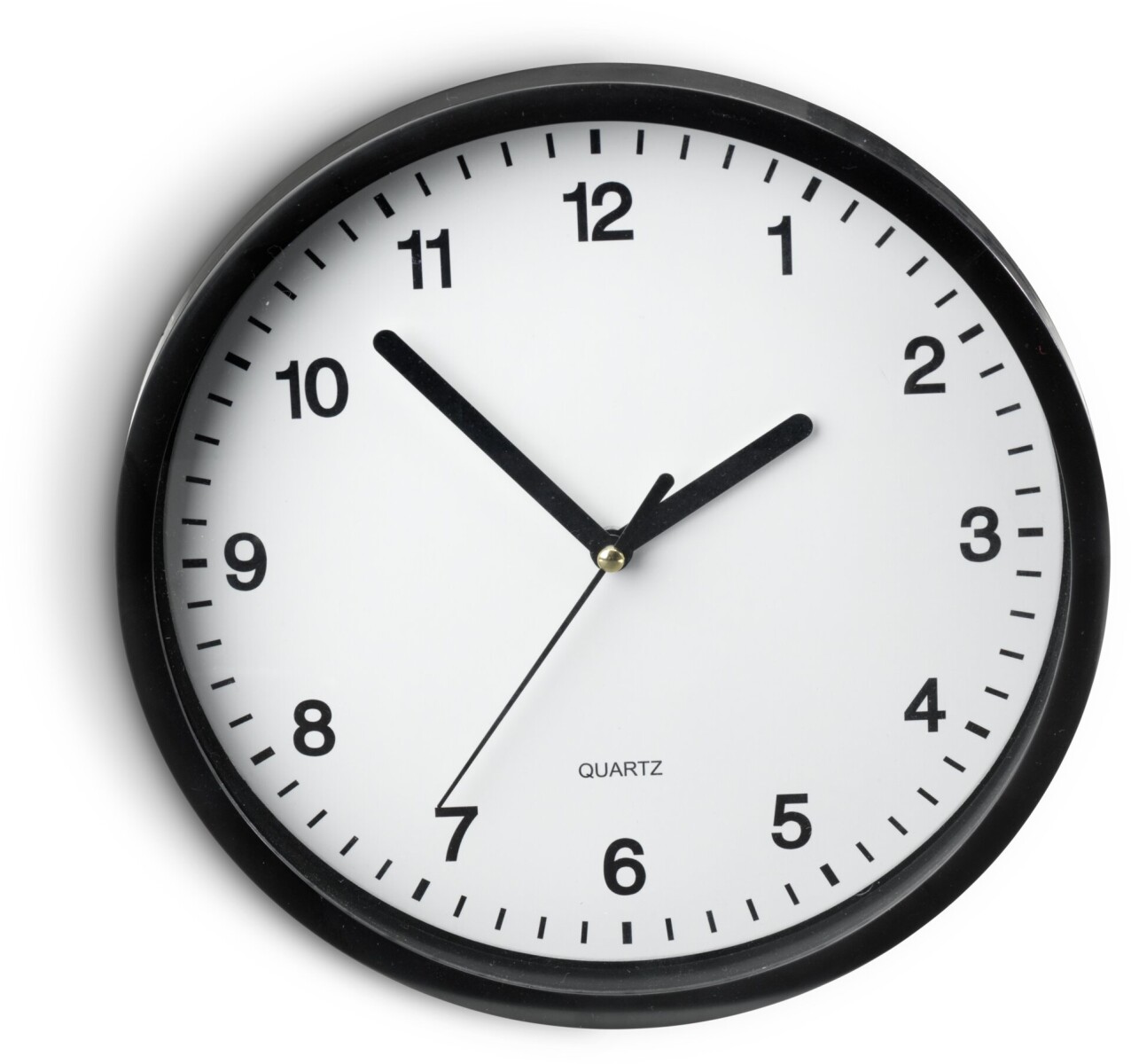 Reloj pared ELVART Ø23cm negro/blanco 