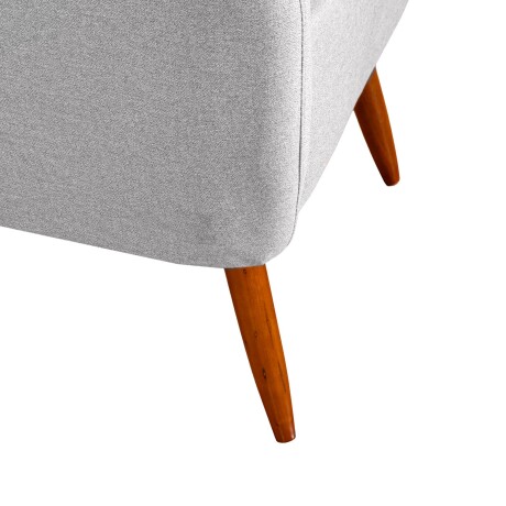 BUTACA TELA-Y-MADERA GRIS IRIS GRIS CLA