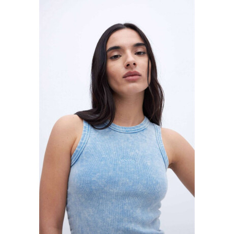 Musculosa Pia Celeste