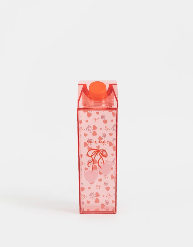 Accesorios Cocina Foodie Botella De Plastico En Forma De Cajita De Jugo - Combinacion Multicolor