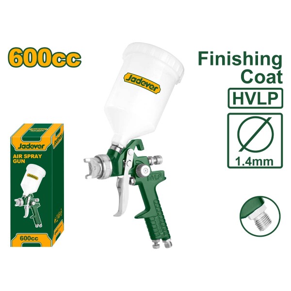 Pistola Para Pintura 2-3 Bar 600cc Jadever Pistola Para Pintura 2-3 Bar 600cc Jadever