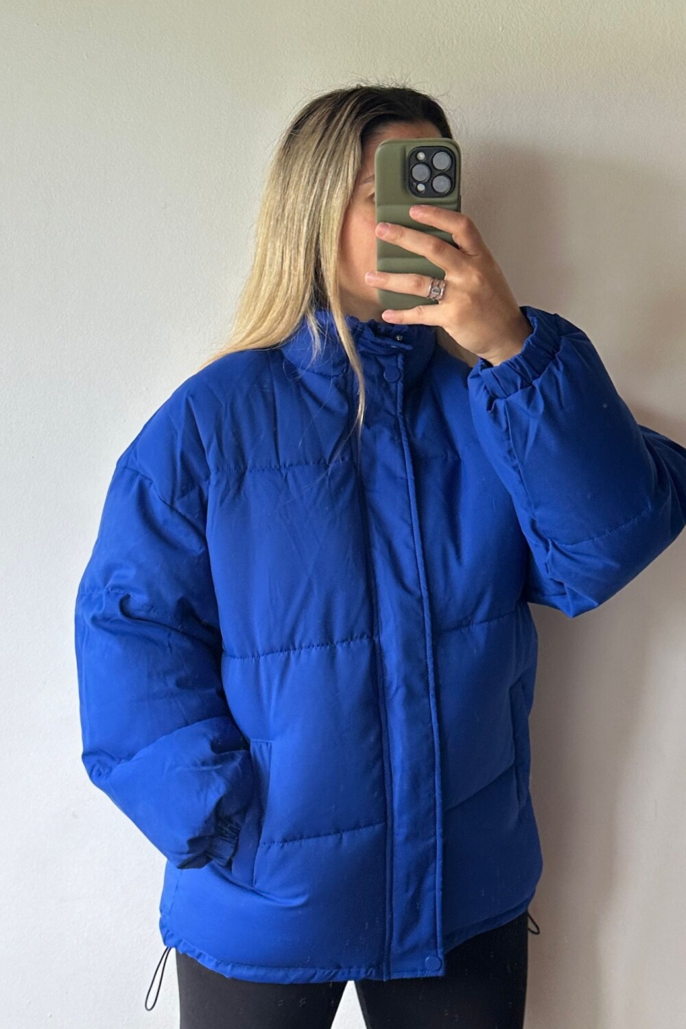 Campera Puffer Azul