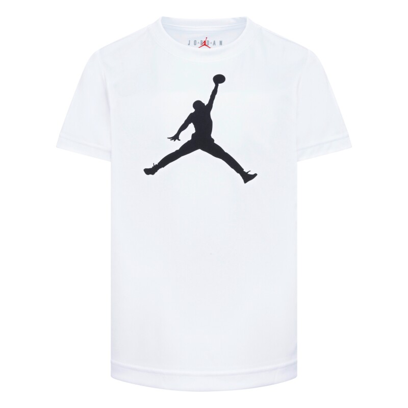 Camiseta Jumpman Logo Tee de Niños Blanco
