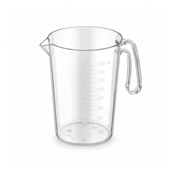 Jarra medidora de policarbonato transparente 2000 ml | Gastroplast GMC2 Jarra medidora de policarbonato transparente 2000 ml | Gastroplast GMC2