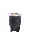 MADE IN URUGUAY MATE CAMIONERO INOX NEGRO