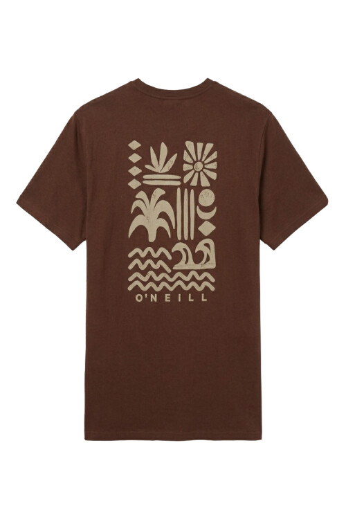 Remera O'Neill Glyphs Café Remera O'Neill Glyphs Café