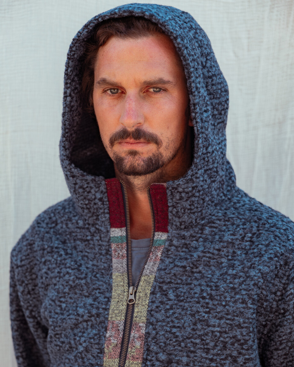 Buzo Pibe Vol2 - Azul / Bordeaux 