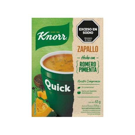 SOPA KNORR QUICK CJ X5U ZAPALLO SOPA KNORR QUICK CJ X5U ZAPALLO