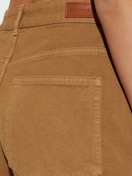 MONCLER - Pantalones con Logo Alta Automática
