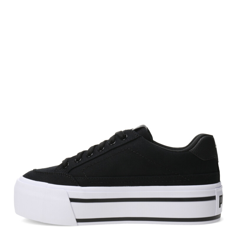 Championes de Mujer Puma Court Classic Vulc FS Platforma Negro - Blanco