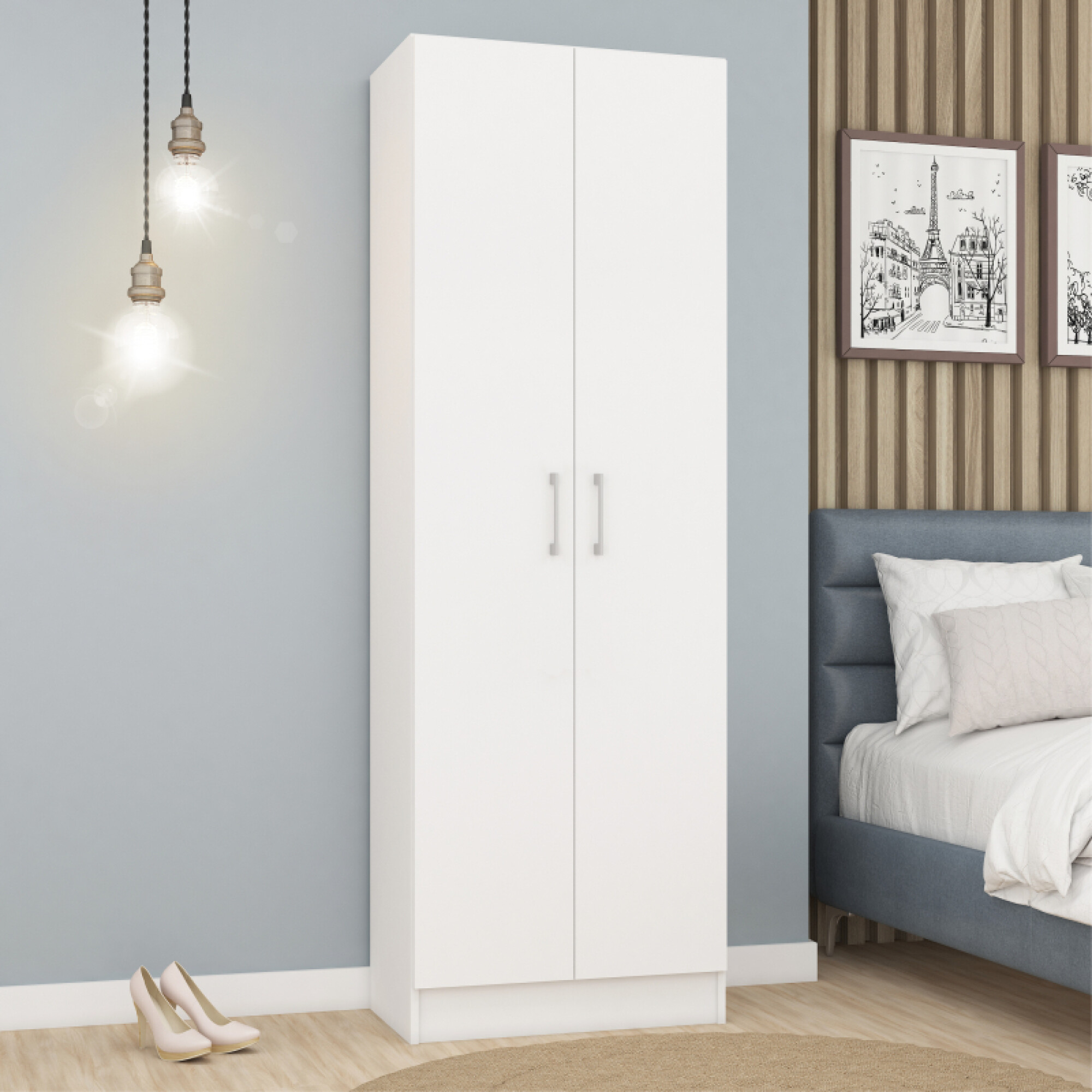 Ropero blanco, Diseño de armario para dormitorio, Armario ropero
