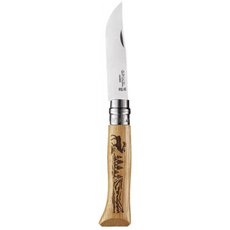 Navaja Opinel Animalia Ciervo N°8 Acero Inoxidable Navaja Opinel Animalia Ciervo N°8 Acero Inoxidable