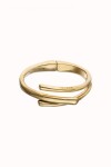 PULSERA DE ALEACIÓN DE METALES BAÑADA EN ORO 18K CON FORMA DE TUBOS Pulsera