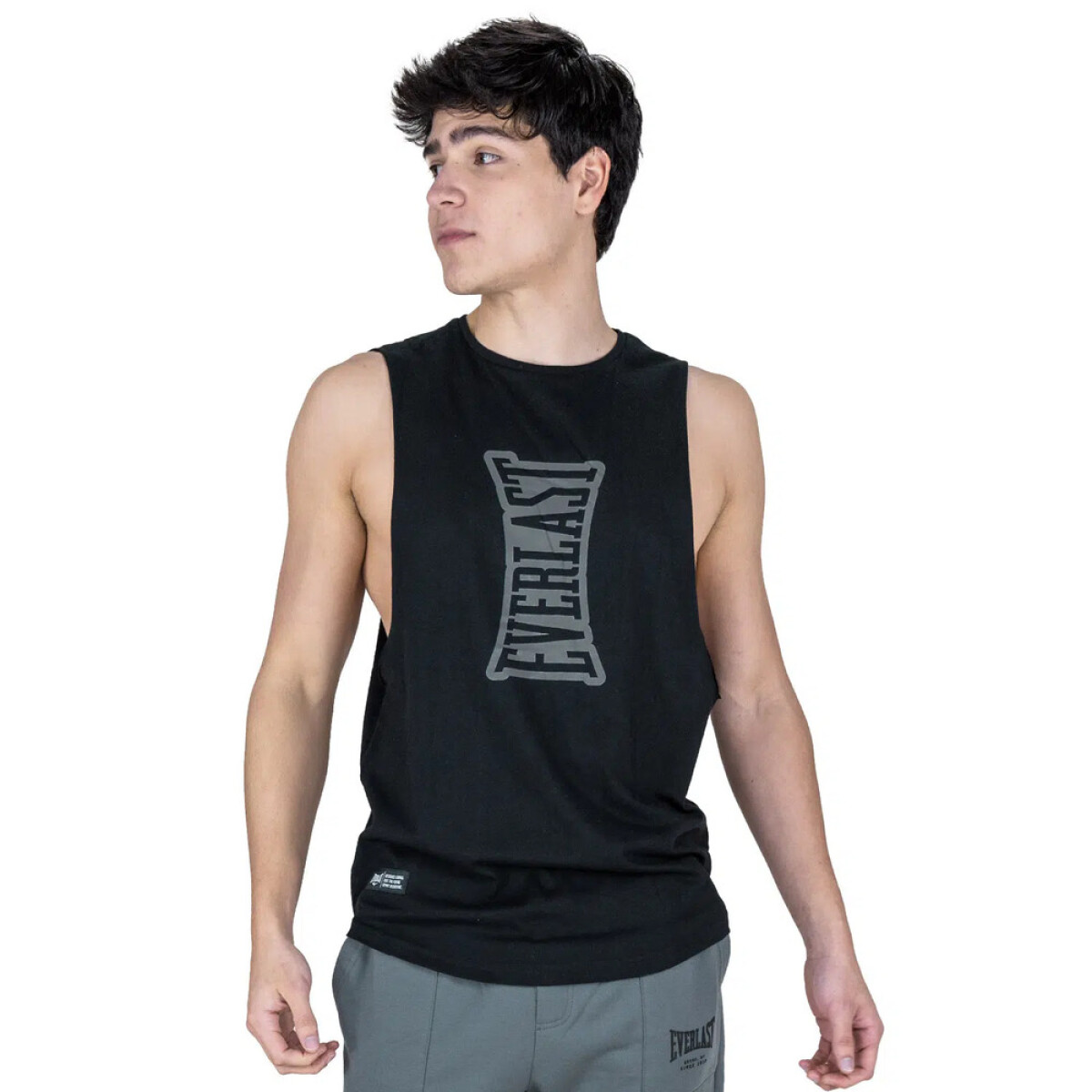 TANK MEN COTT/POLY EVERLAST LEGACY BK M6 XL - BK 