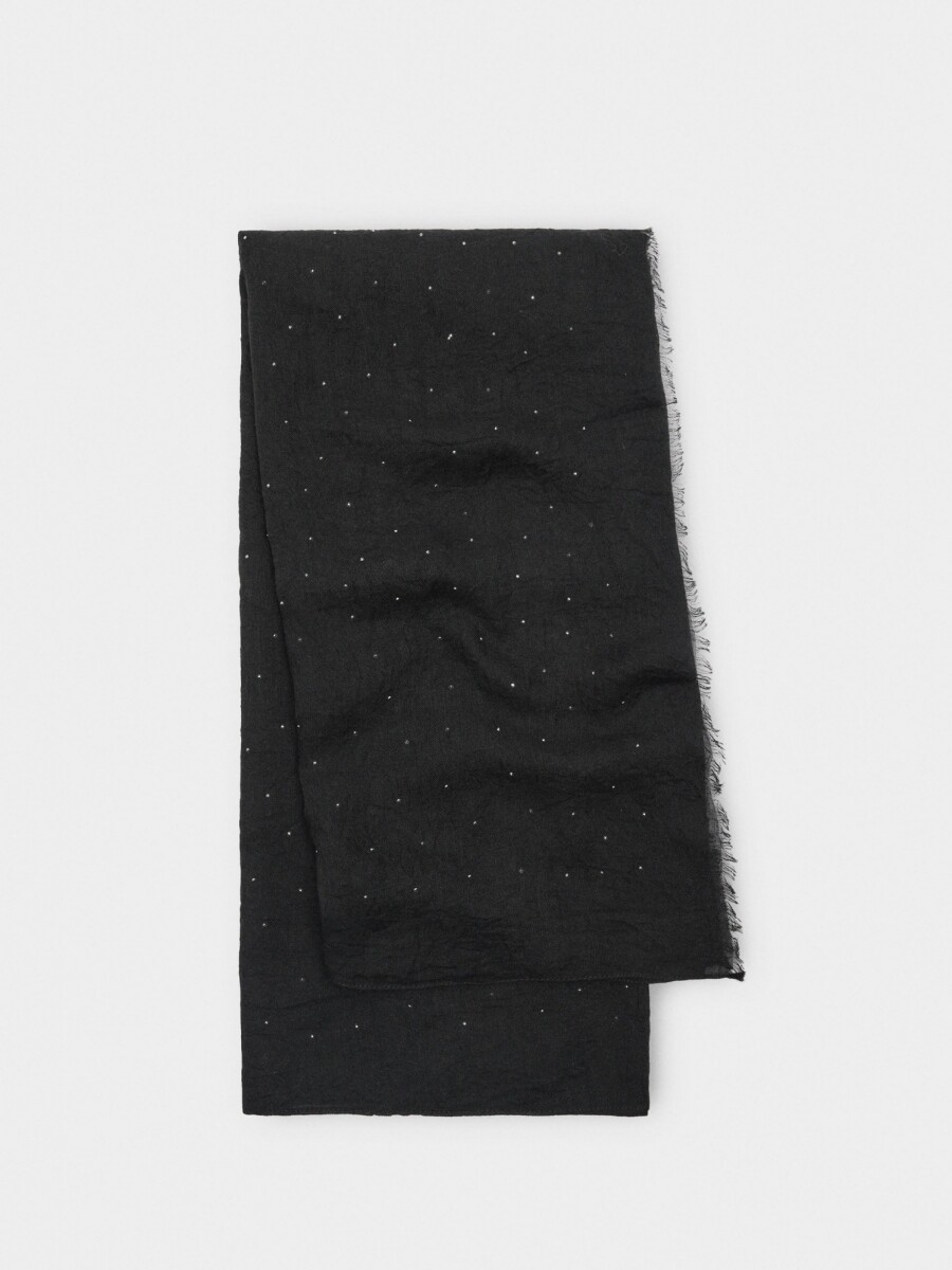 Pañuelo De Ceremonia Con Strass negro