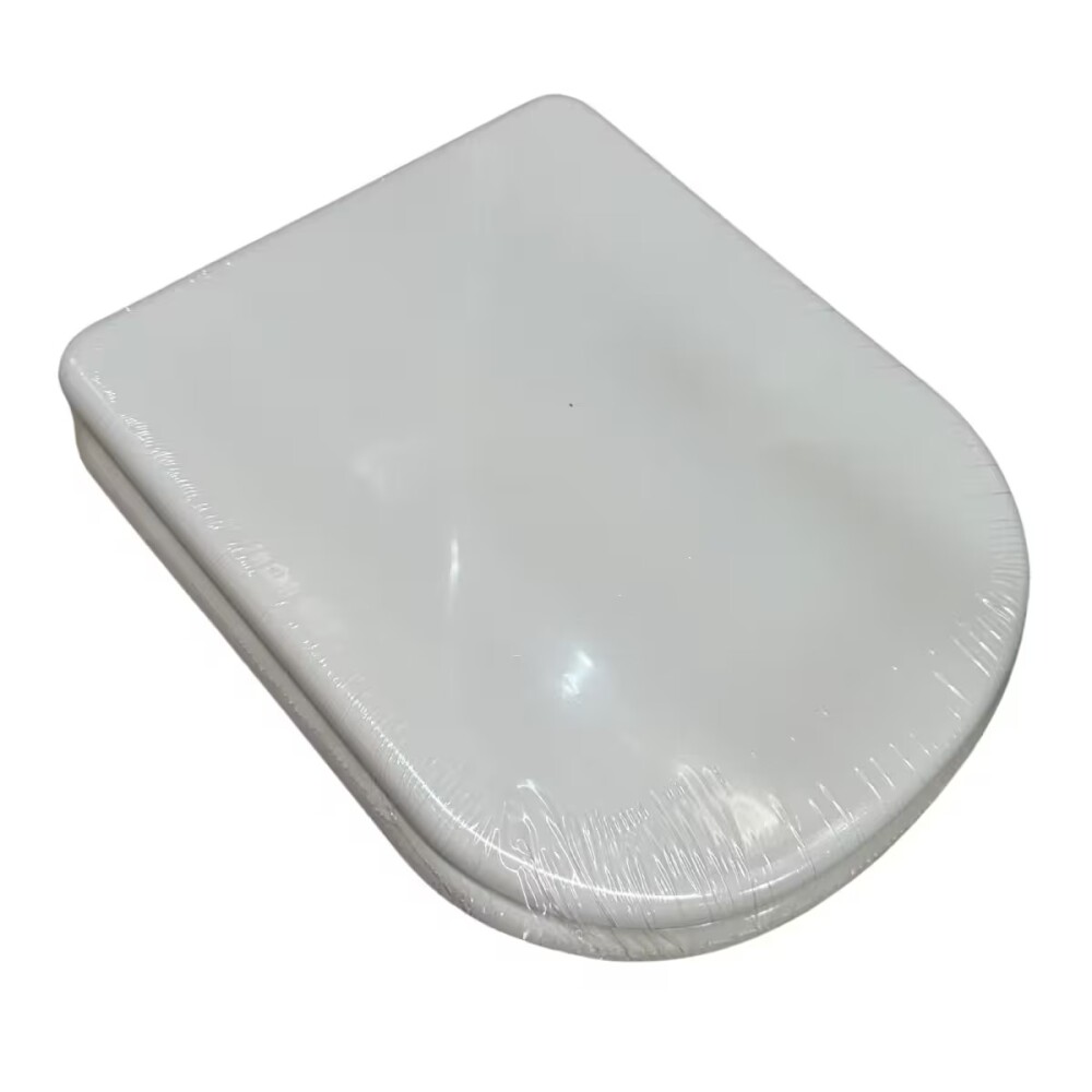 Tapa inodoro MDF Vogue/Bari blanca herraje plástico Tapa Inodoro Mdf Vogue/bari Blanca Herraje Plástico