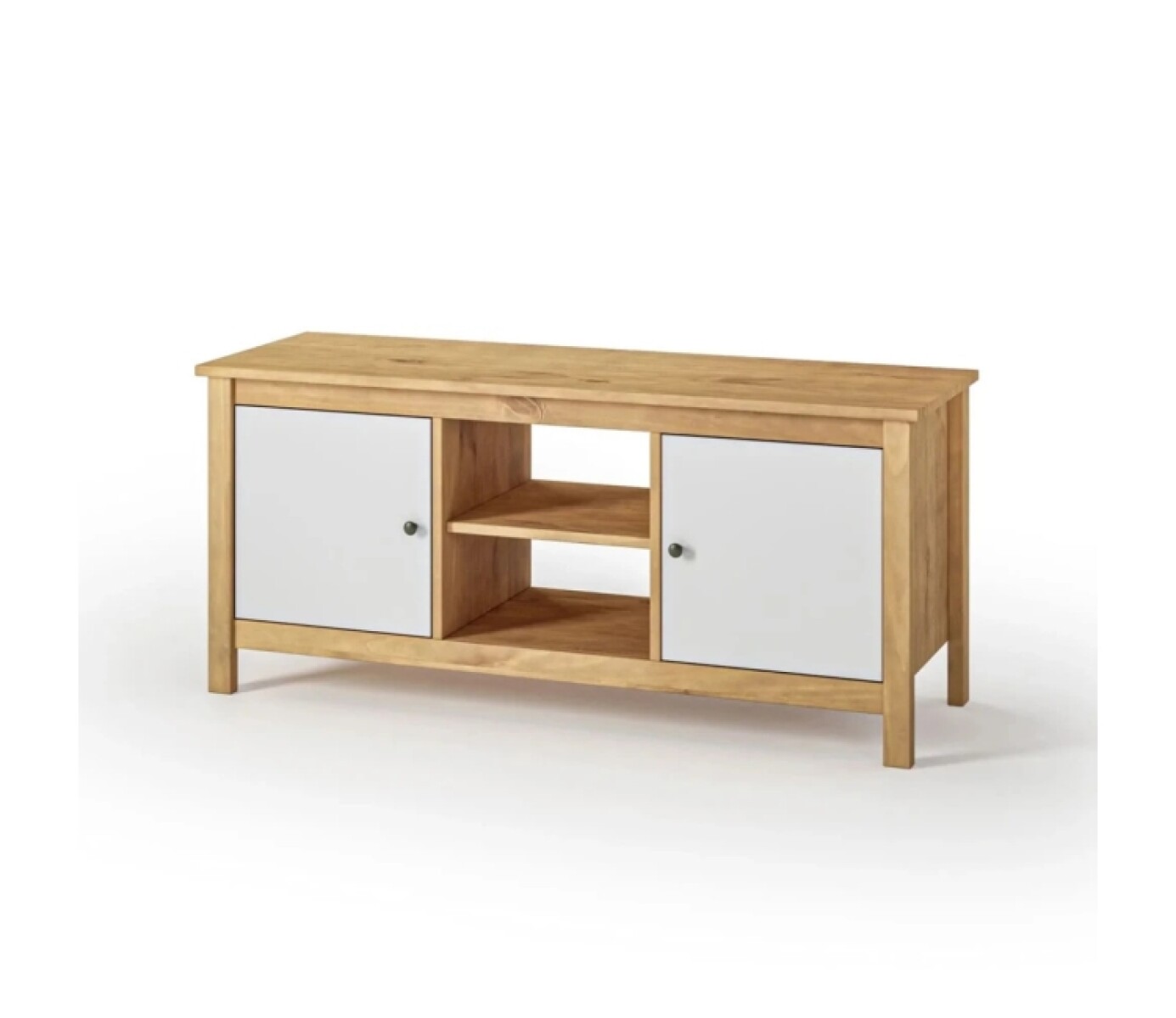 Rack 2 Puertas Mari Blanco/miel 1.10 