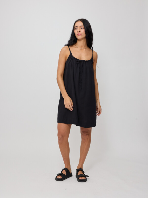 VESTIDO CORTO SOLENE RUSTY Negro