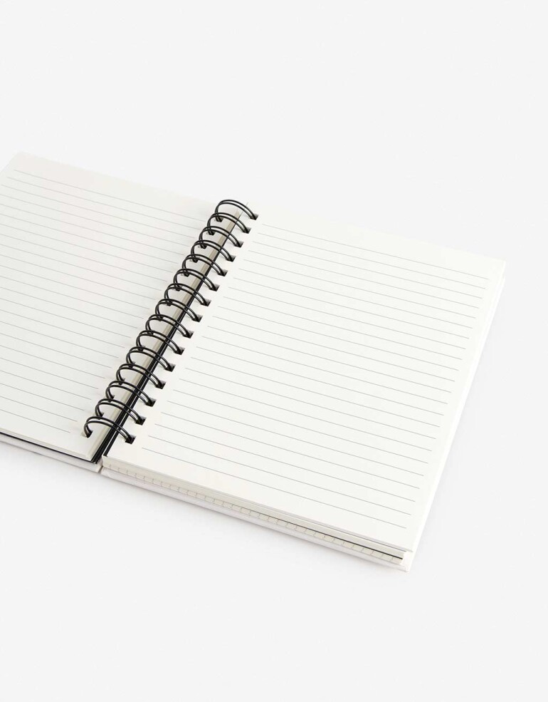 Anotadores Cuadernos y Memos Cuaderno Cuaderno Anillado Estampado 160 Hojas - Combinacion Tricolor