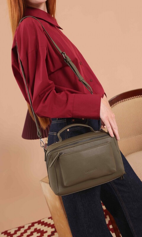 BANDOLERA MORRAL MELISA VERDE MILITAR