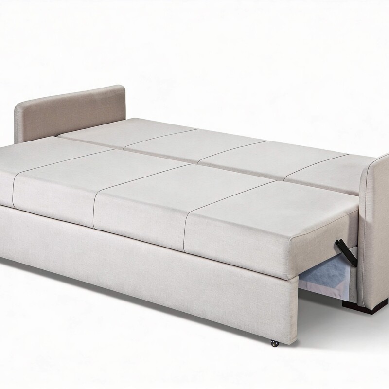 Sofá Cama 3 Cuerpos que se Hace Cama 2 Plazas 140×190 cm | Resortes Bonnel + Espuma D28 Sofá Cama 3 Cuerpos que se Hace Cama 2 Plazas 140×190 cm | Resortes Bonnel + Espuma D28
