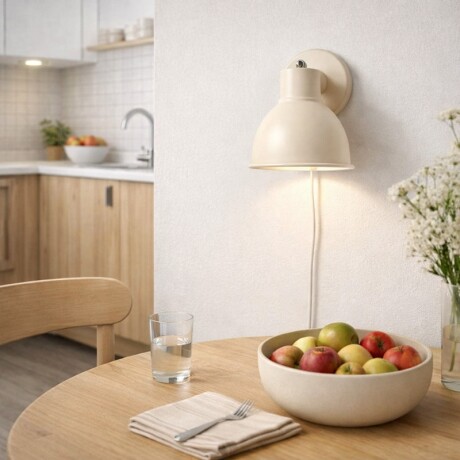 ARTEFACTO DECORATIVO DE PARED ALPHA Luminara de Pared Alpha Beige
