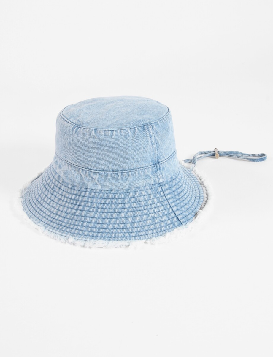 Bucket denim - celeste 