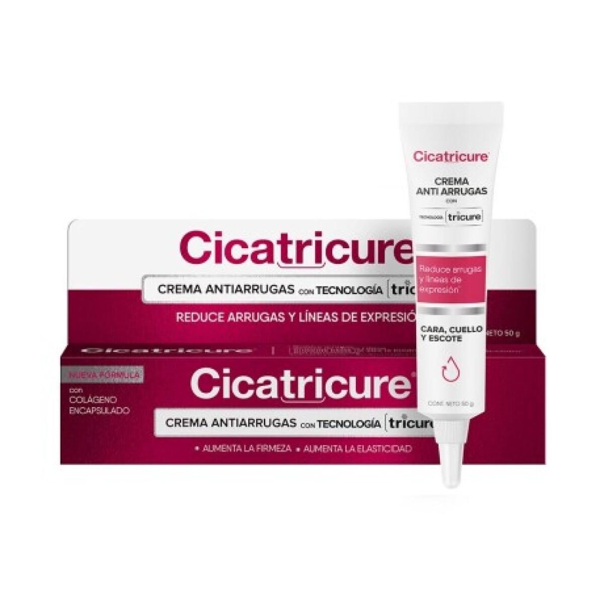 Cicatricure Crema Antiarrugas con Tecnología Tricure 50 gr | Reduce Arrugas y Mejora la Elasticidad 