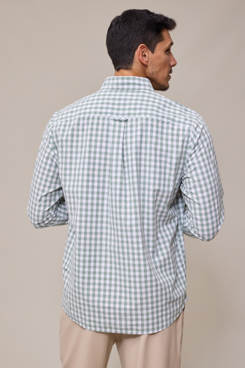 CAMISA M/C ROVIGO POLANCO Verde Cuadros