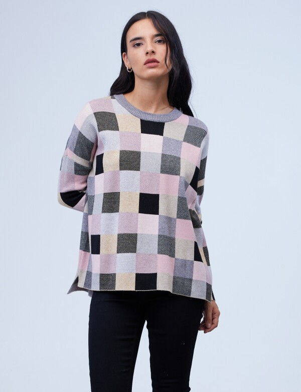 Buzo Colorblock MULTI/ROSA