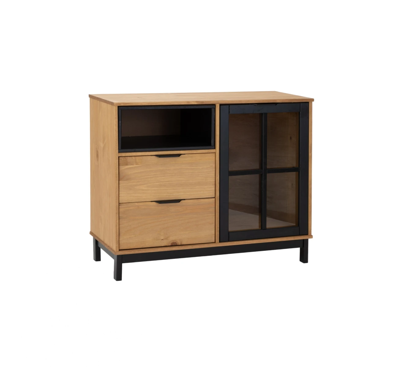 Aparador Bargueño Rack Living Comedor Madera - Denise 