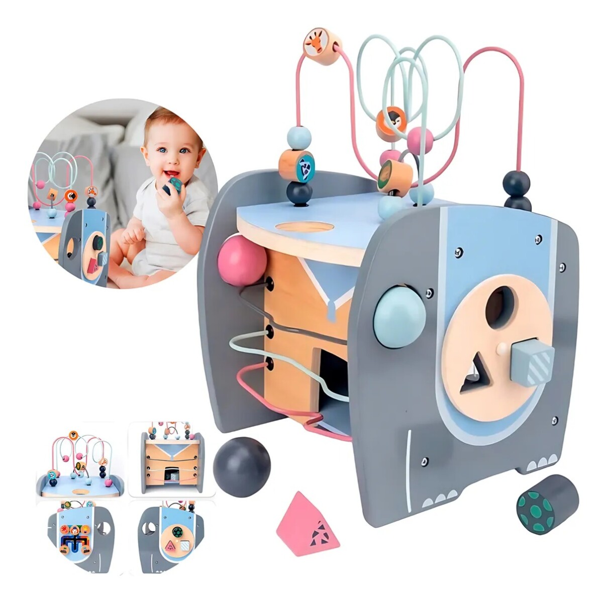 Cubo actividades ELEFANTE XL 