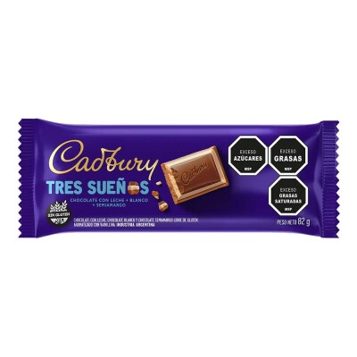 Chocolate Cadbury Tres Sueños 82 Grs. Chocolate Cadbury Tres Sueños 82 Grs.