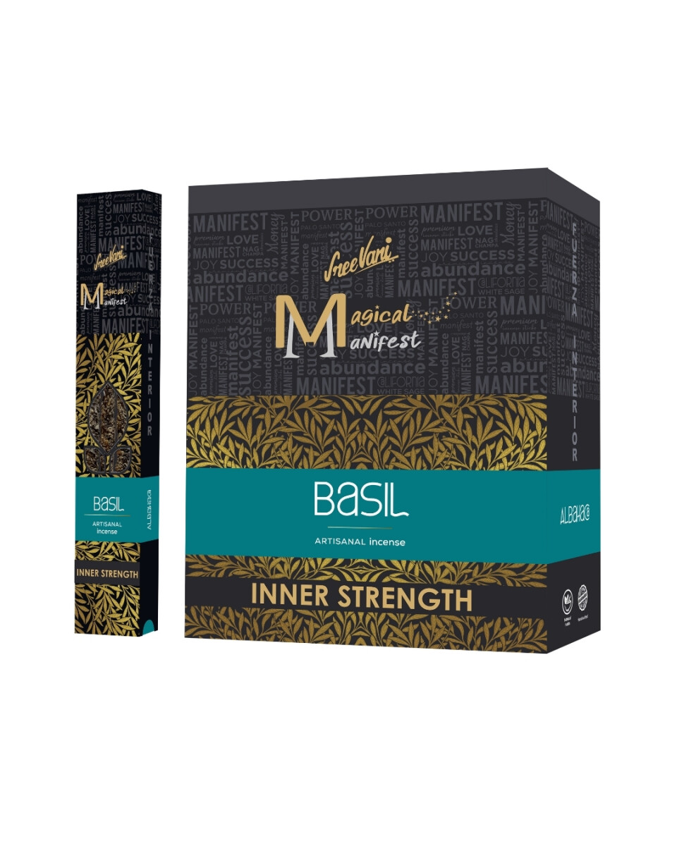 INCIENSO SREE VANI MANIFIESTO 30 GR X12 - Albahaca 