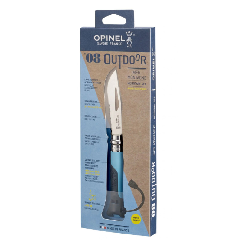 Navaja Opinel N 8 Outdoors Azul Navaja Opinel N 8 Outdoors Azul