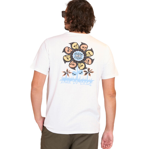 Remera Volcom Flower Budz - Blanco Remera Volcom Flower Budz - Blanco