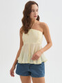 Tops Miso Amarillo Palido