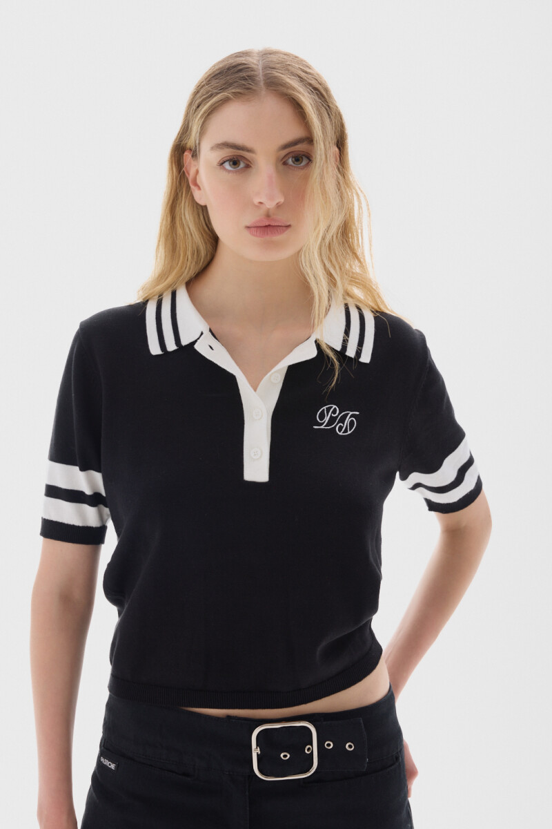 T-shirt Polo Ker Black