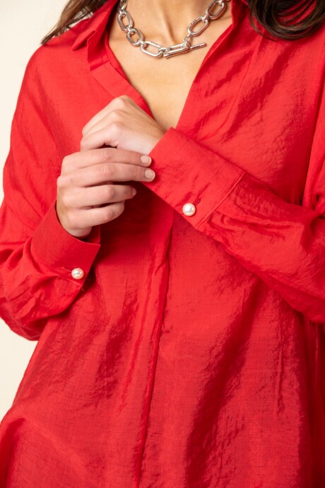 Camisa Lara lisa Rojo