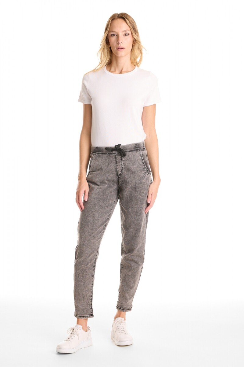 Jogger Denim - Negro 