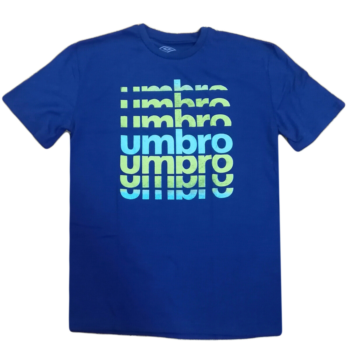 Remera Word Umbro - Azul/Celeste/Amarillo 