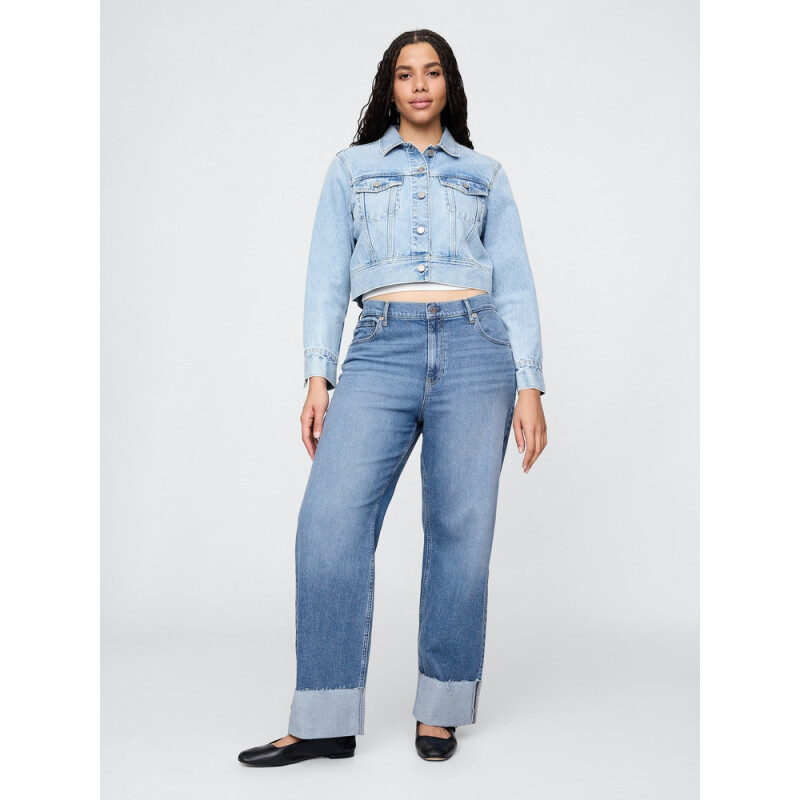 90S LOOSE MR MED ALDEN CUFF MEDIUM INDIGO 1