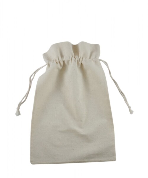 Bolsa tela lienzo 20x25. NATURAL