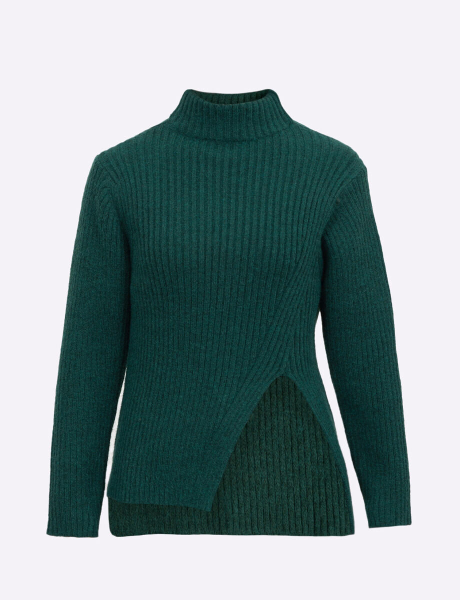 Sweater tejido verde