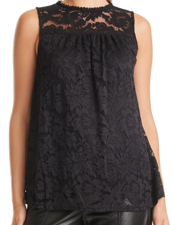 Blusa S/m Encaje NEGRO