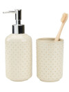 Portacepillos de dientes BOTSMARK beige Portacepillos de dientes BOTSMARK beige