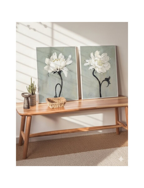 CUADRO CANVAS 40x60cm MARCO FLOR 2 CUADRO CANVAS 40x60cm MARCO FLOR 2