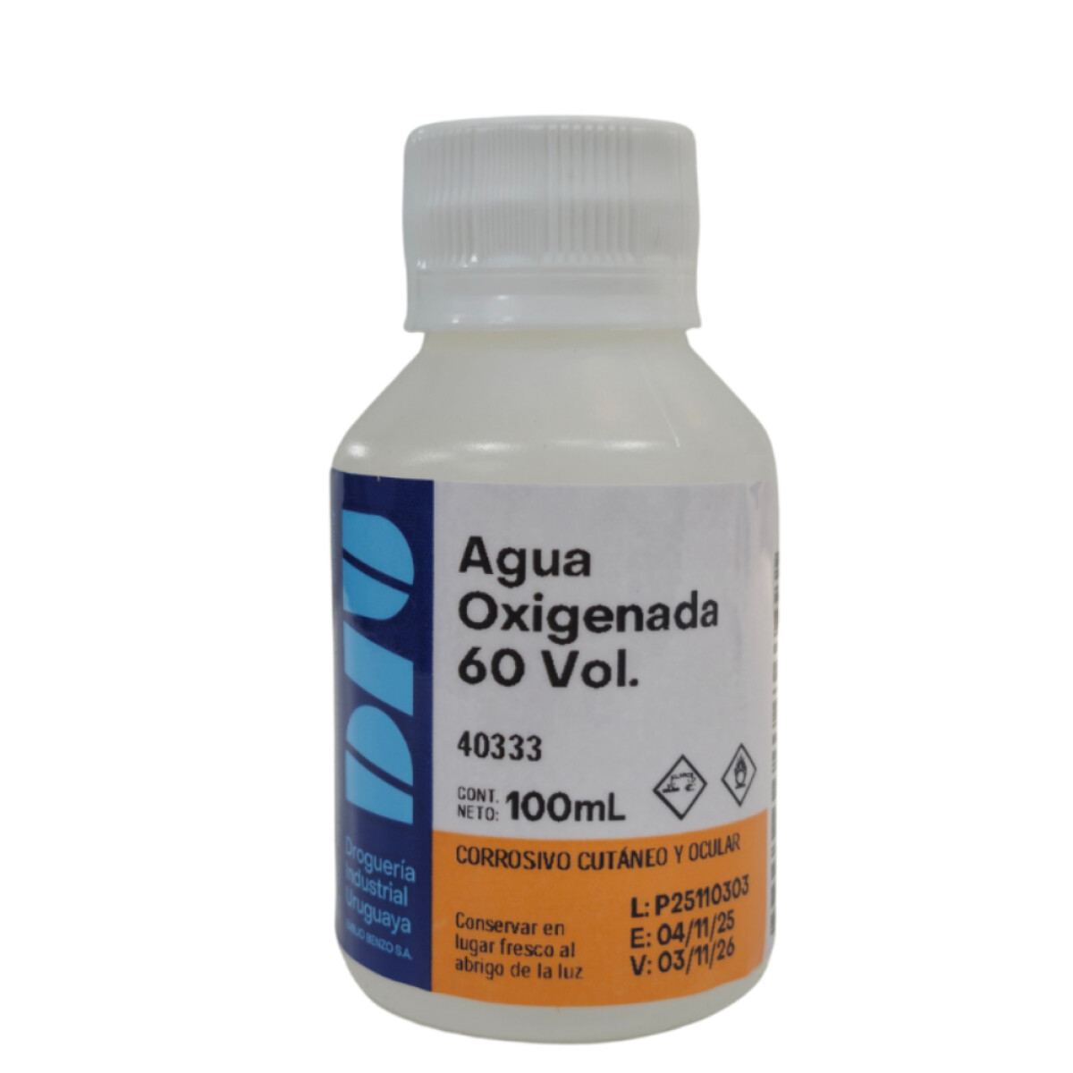 Agua Oxigenada DIU 60 Volúmenes 100ml 